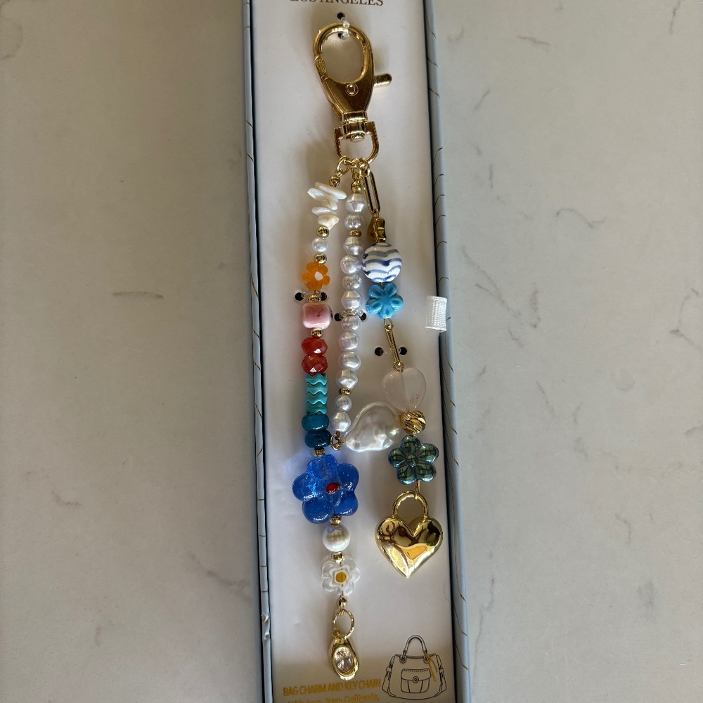 Bag charm and keychain